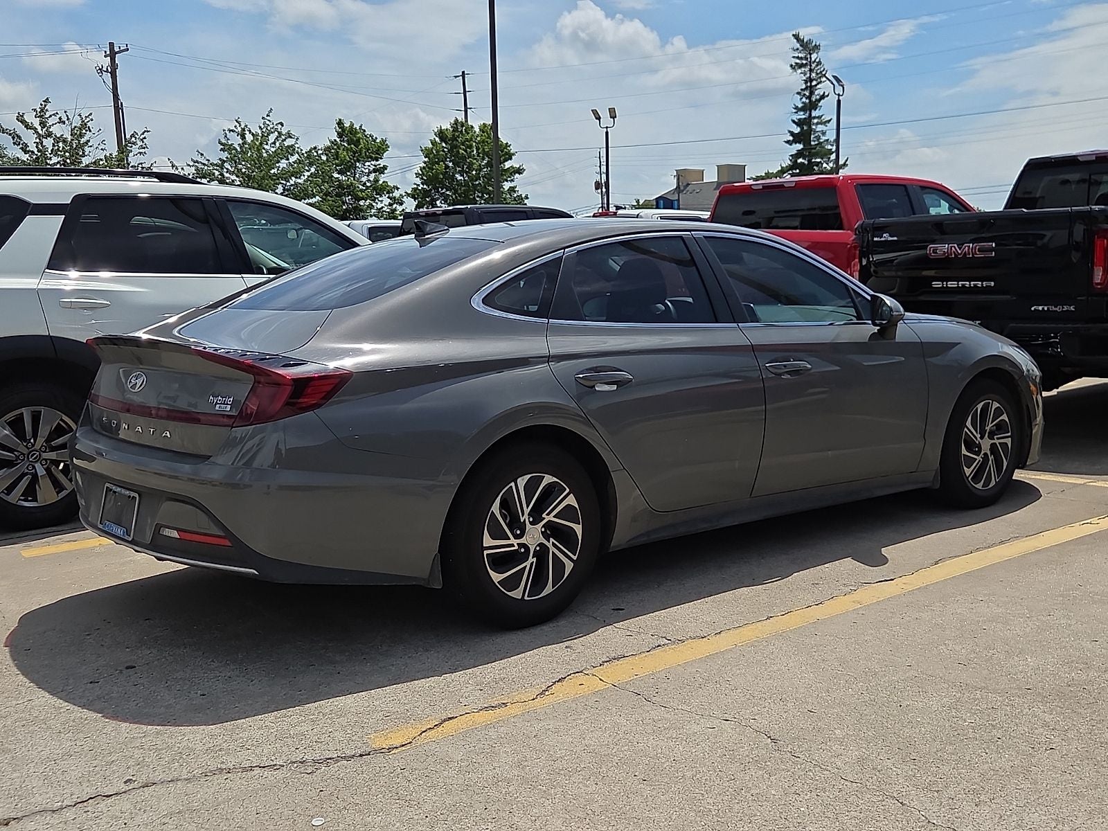 2021 Hyundai Sonata Hybrid Blue