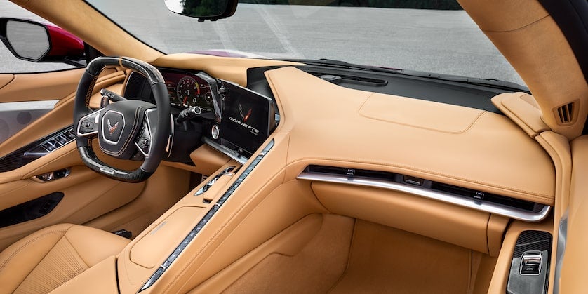 Interior of Corvette