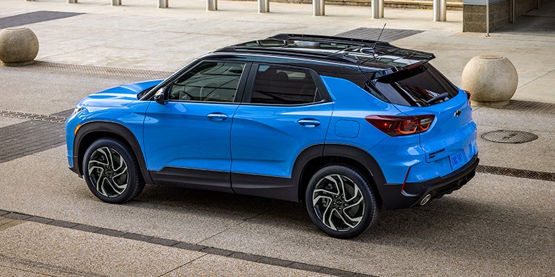 Chevrolet Trailblazer on a concrete lot