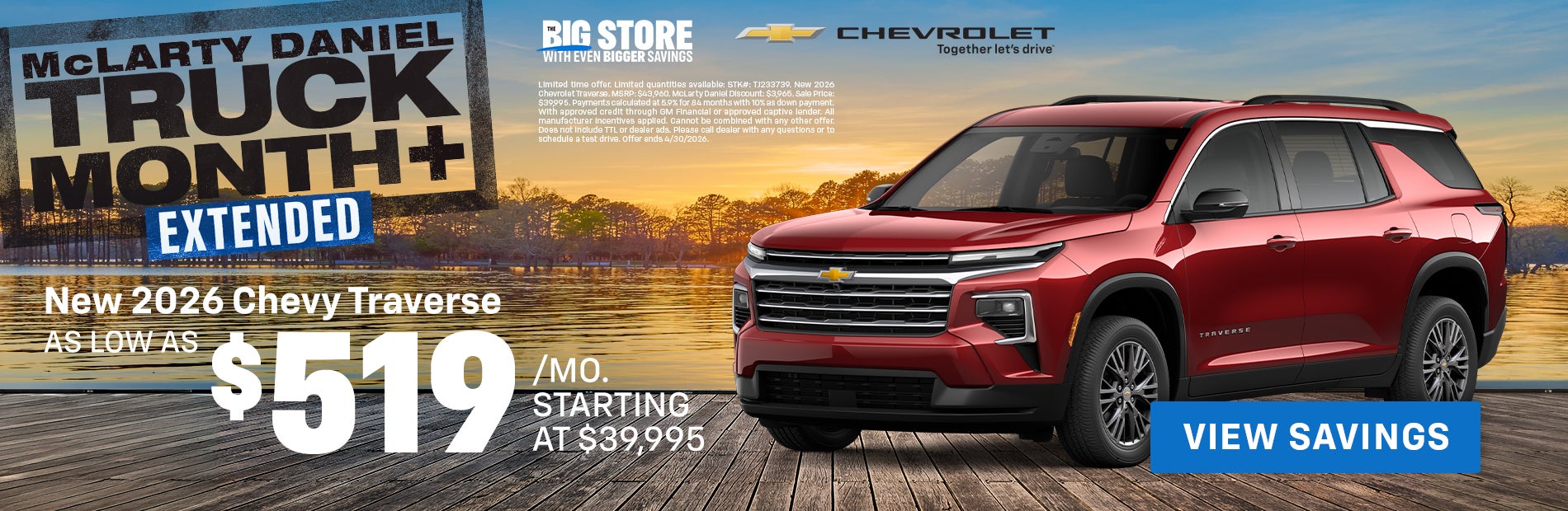 New 2026 Chevrolet TRAVERSE