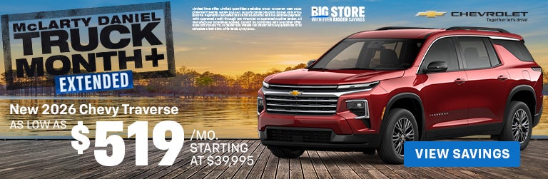 New 2026 Chevrolet TRAVERSE