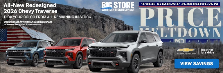 New 2026 Chevy Traverse 