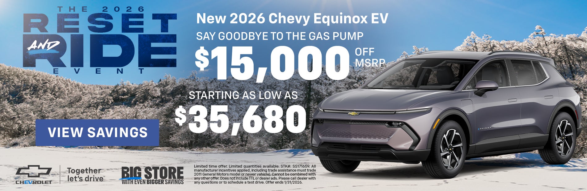 Reset Ride 2026 Equinox EV