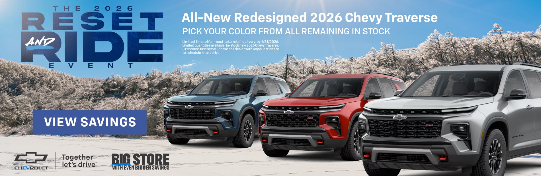 Reset Ride 2026 Traverse