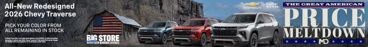 All-New Redesigned 2026 Chevy Traverse