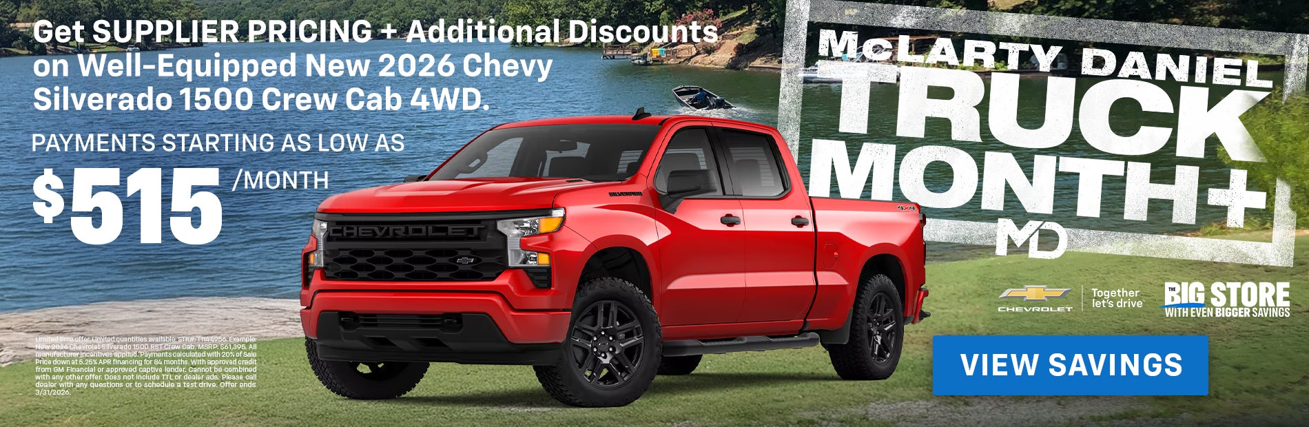 2026 CHEVY SILVERADO 1500 CREW CAB 4WD