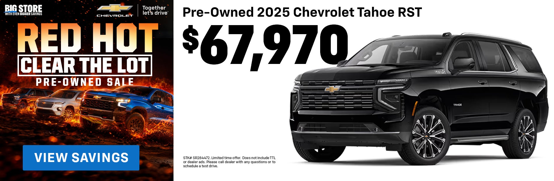 PreOwned 2025 Chevy Tahoe