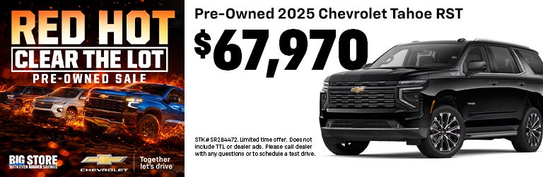 PreOwned 2025 Chevy Tahoe