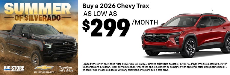 New 2026 Chevy Trax