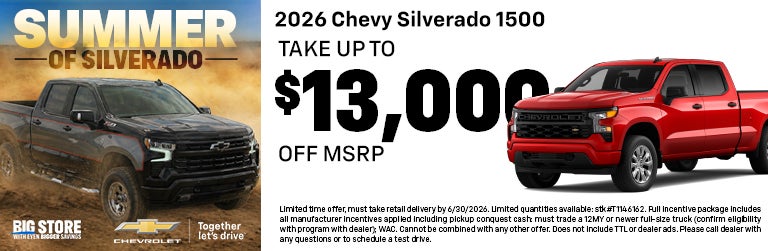 New 2026 Chevy Silverado 1500