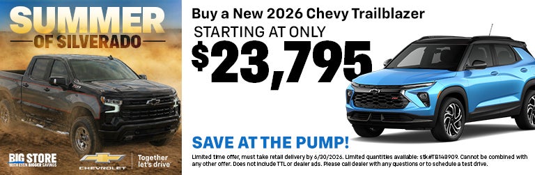 New 2026 Chevy Trailblazer