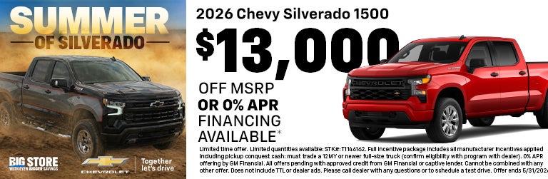 New Chevy Silverado 1500