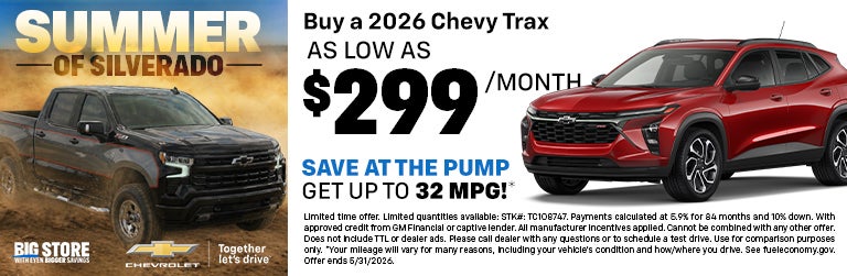 New 2026 Chevy Trax