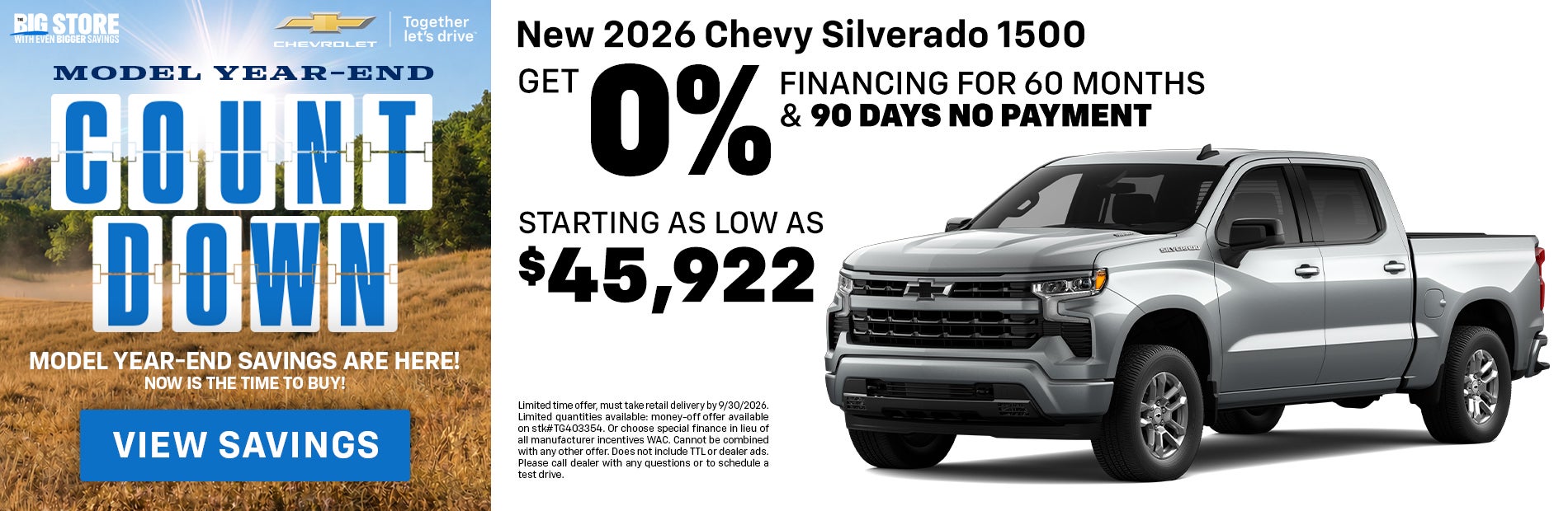 New 2026 Chevy Silverado 1500
