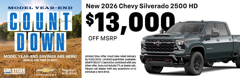 New 2026 Chevy Silverado 2500