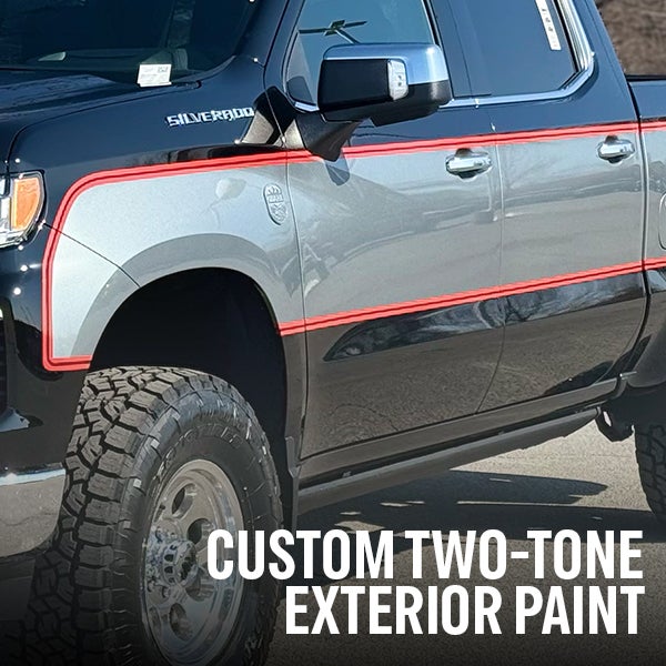 Custom Two-Tone Exterior Paint 