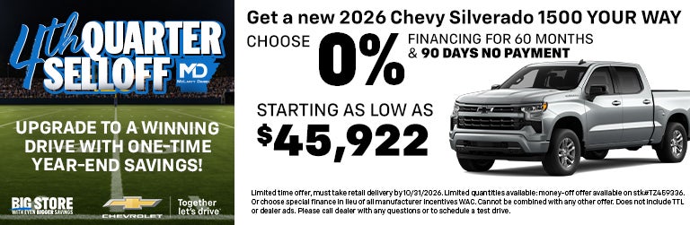 New 2026 Chevy Silverado